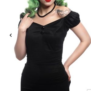 Collectif Dolores top pinup rockabilly M